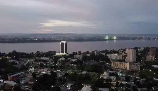 Aerial View of Brazaville